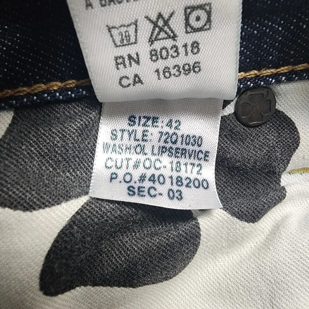 Lucky Brand 361 Jeans Mens 42x36 Blue Straight Leg Vintage Relaxed Fit